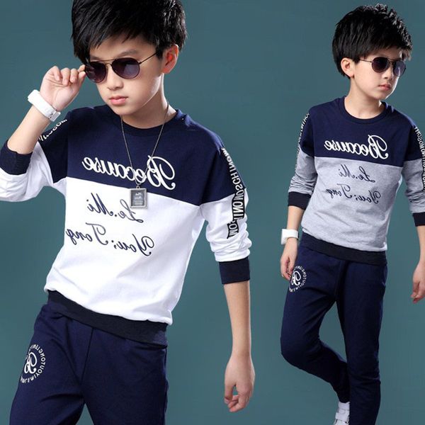 children clothing sets spring autumn baby boys clothing sets fashion long sleeve t-shirt+pants 2 pcs suits4-12years kids clothes, White
children clothing sets spring autumn baby boys clothing sets fashion long sleeve t-shirt+pants 2 pcs suits4-12years kids clothes, White