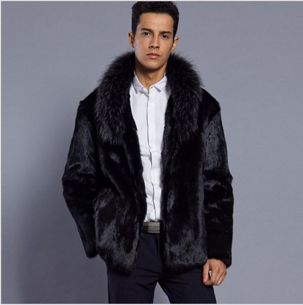 2019 высокого качества волосатые искусственного меха куртки с длинным рукавом элегантная зимнее пальто толстый теплый черный искусственного, Black 
2019 высокого качества волосатые искусственного меха куртки с длинным рукавом элегантная зимнее пальто толстый теплый черный искусственного, Black