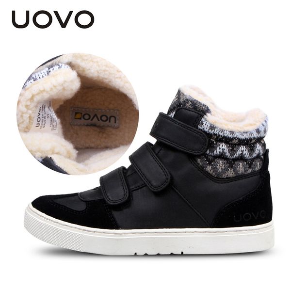 uovo brand winter sneakers for kids fashion warm sport footwear for children big boys and girls casual shoes size 30#-39#, Black
uovo brand winter sneakers for kids fashion warm sport footwear for children big boys and girls casual shoes size 30#-39#, Black