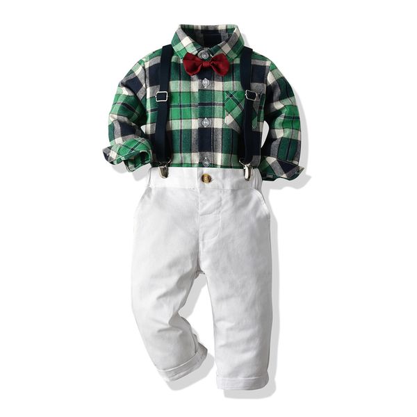 baby boy clothes boy plaid bow shirts with cotton overalls 2019 autumn children fashion gentleman sets kids outfits, White
baby boy clothes boy plaid bow shirts with cotton overalls 2019 autumn children fashion gentleman sets kids outfits, White