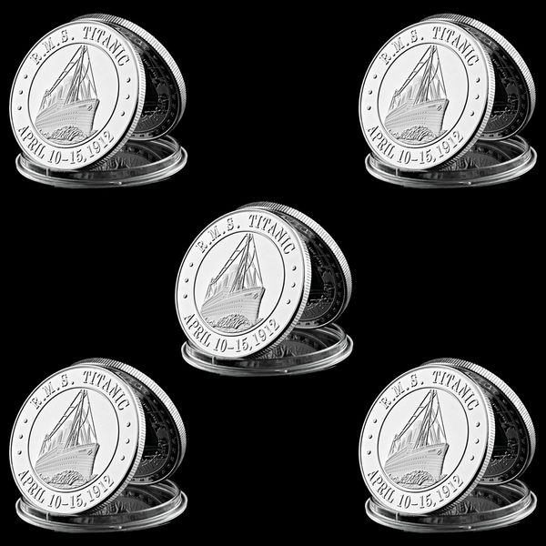 5pcs 1912 r.m.s titanic victim 1oz white star line silver plated commemorative coin with capsule display
5pcs 1912 r.m.s titanic victim 1oz white star line silver plated commemorative coin with capsule display