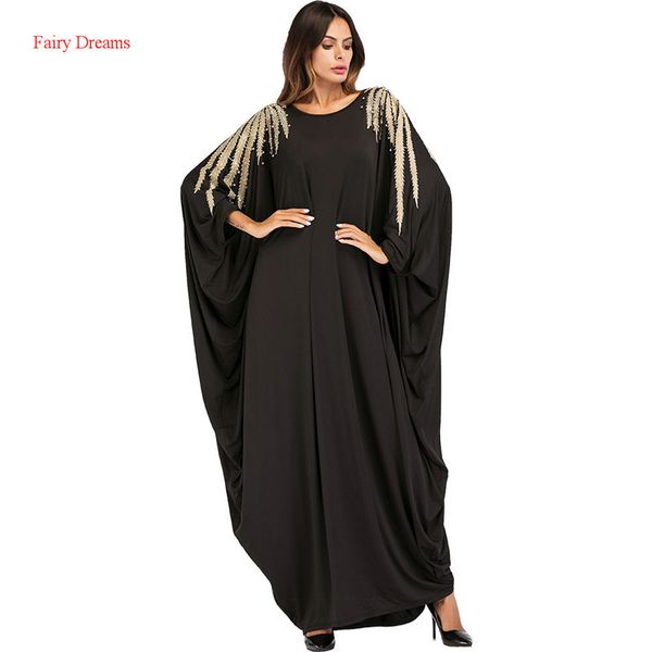 loose moslim abaya dubai 2018 new style muslim black long dress batwing sleeve beading kaftan islamic maxi dresses fairy dreams, Red
loose moslim abaya dubai 2018 new style muslim black long dress batwing sleeve beading kaftan islamic maxi dresses fairy dreams, Red