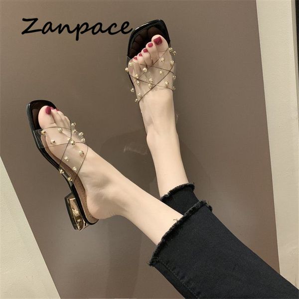 slippers zanpace transparent women 2021 fashion low-heeled sandals outside slides open toe women's shoes flip flops, Black
slippers zanpace transparent women 2021 fashion low-heeled sandals outside slides open toe women's shoes flip flops, Black