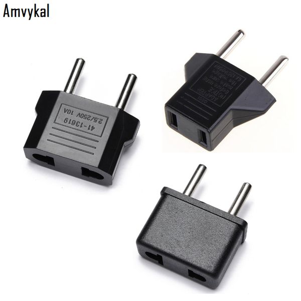 amvykal usa us to eu plug adapter travel charger adaptador converter universal ac power electrical plug socket
amvykal usa us to eu plug adapter travel charger adaptador converter universal ac power electrical plug socket