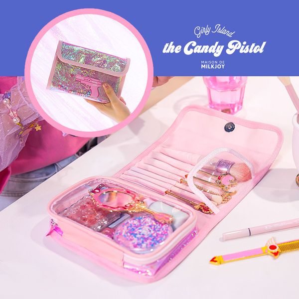 famous teacher design explosion style sleepless girl folding cosmetic bag transparent laser ins wind makeup brush storage bag
famous teacher design explosion style sleepless girl folding cosmetic bag transparent laser ins wind makeup brush storage bag