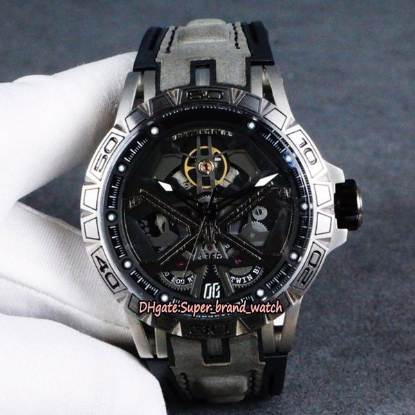 version excalibur rddbex0748 skeleton dial dlc coated titanium alloy case mechanical mens watch leather sport luxury designer watches, Slivery;brown
version excalibur rddbex0748 skeleton dial dlc coated titanium alloy case mechanical mens watch leather sport luxury designer watches, Slivery;brown