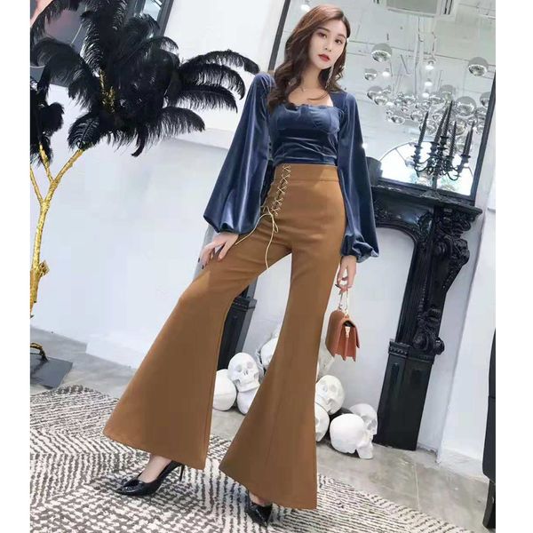 fashion summer new women's flare pants office lady bandage suit pants high waist casual women boot cut trousers, Black;white
fashion summer new women's flare pants office lady bandage suit pants high waist casual women boot cut trousers, Black;white