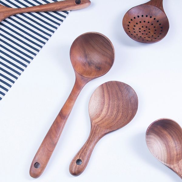 1pc chinese style unpainted solid wood teak spatula rice spoon creative kitchen wooden spoon for kitchen cooking
1pc chinese style unpainted solid wood teak spatula rice spoon creative kitchen wooden spoon for kitchen cooking