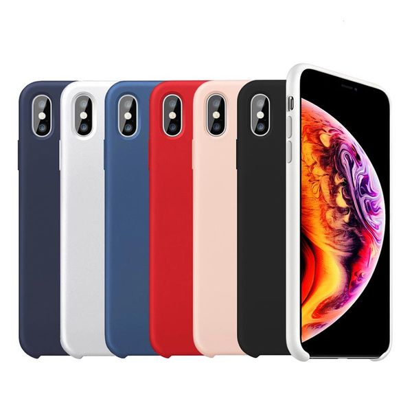 For iPhone XS MAX XR X 8 7 Plus Slim Soft Liquid Silicone Case Shockproof Friendly Cover for Apple 6 6S Plus Shell
For iPhone XS MAX XR X 8 7 Plus Slim Soft Liquid Silicone Case Shockproof Friendly Cover for Apple 6 6S Plus Shell