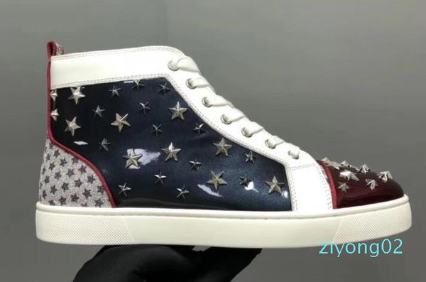 new men women designer black sneakers brand red bottom designer mens luxury shoes genuine leather white spiked toe flats zz02
new men women designer black sneakers brand red bottom designer mens luxury shoes genuine leather white spiked toe flats zz02