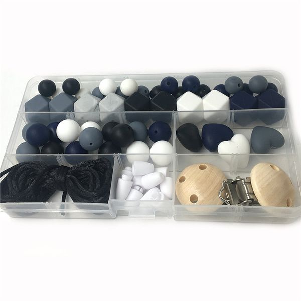 diy silicone teething necklace kit shades of gray black white marble silicone heart necklace pacifier clip kit food grade beads
diy silicone teething necklace kit shades of gray black white marble silicone heart necklace pacifier clip kit food grade beads