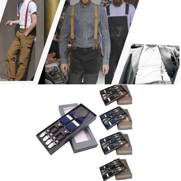 men y-shape solid or dot suspender non-slip 6 clips elastic adjustable braces, Black;white
men y-shape solid or dot suspender non-slip 6 clips elastic adjustable braces, Black;white