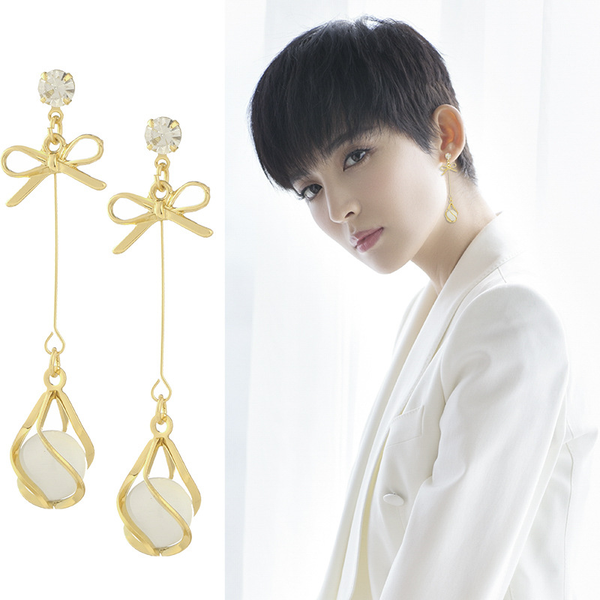 2020 korean new temperament super fairy earrings female long earrings net red retro fashion small jewelry simple, Silver
2020 korean new temperament super fairy earrings female long earrings net red retro fashion small jewelry simple, Silver