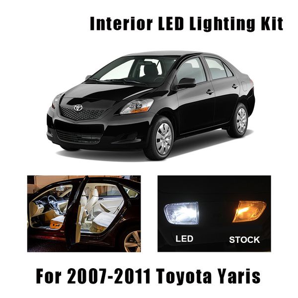 8pcs white led interior light reading bulbs kit fit for 2007 2008 2009 2010 2011 yaris map dome trunk cargo license lamp
8pcs white led interior light reading bulbs kit fit for 2007 2008 2009 2010 2011 yaris map dome trunk cargo license lamp