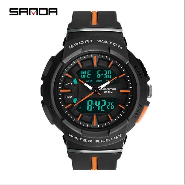 sanda men and women electronic watch sports fashion led student wirst watch, Slivery;brown
sanda men and women electronic watch sports fashion led student wirst watch, Slivery;brown
