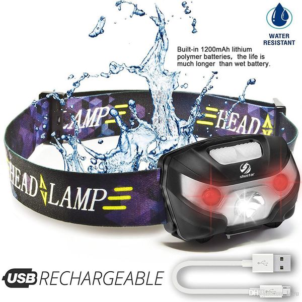 led headlamp rechargeable running headlamps usb 5w headlight perfect for fishing camping hiking with white and red lights
led headlamp rechargeable running headlamps usb 5w headlight perfect for fishing camping hiking with white and red lights