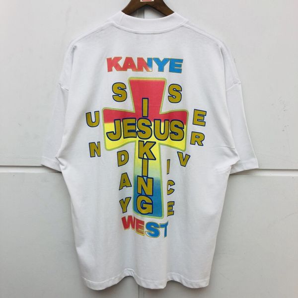 jesus is king t shirt new songs letter print t-shirt man summer style tee gunn, White;black
jesus is king t shirt new songs letter print t-shirt man summer style tee gunn, White;black
