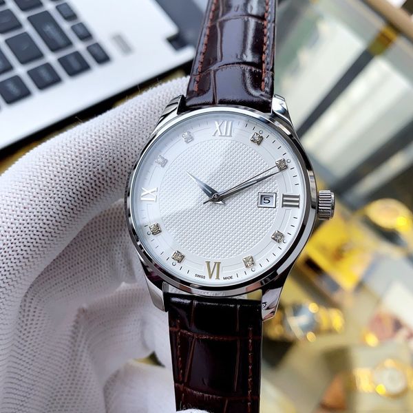 mens watches 40*12mm automatic movement 316 stainless steel leather strap watch fashion wristwatch watches, Slivery;brown
mens watches 40*12mm automatic movement 316 stainless steel leather strap watch fashion wristwatch watches, Slivery;brown