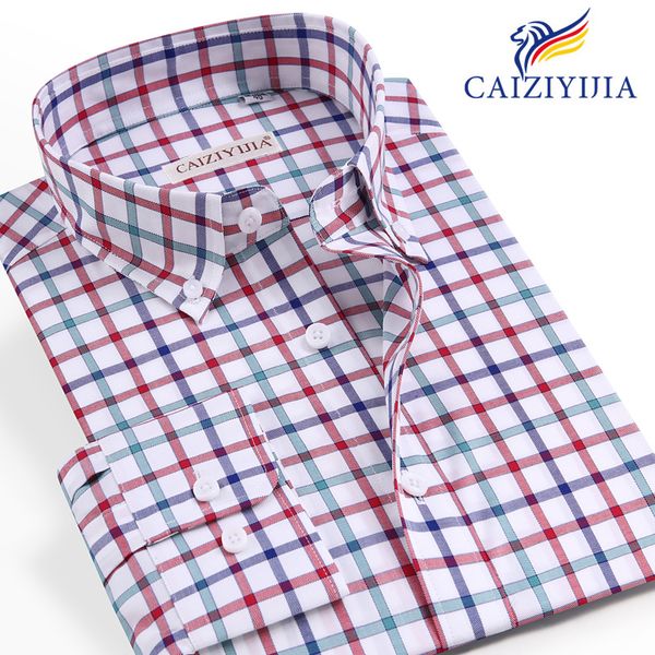 men's button-down contrast gingham plaid cotton shirts pocket-less design long sleeve standard-fit casual shirt, White;black
men's button-down contrast gingham plaid cotton shirts pocket-less design long sleeve standard-fit casual shirt, White;black