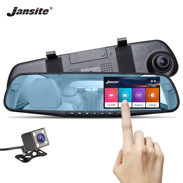 jansite car dvr dual lens touch screen fhd car camera video recorder rearview mirror with rear view dvr dashcam simple interface
jansite car dvr dual lens touch screen fhd car camera video recorder rearview mirror with rear view dvr dashcam simple interface