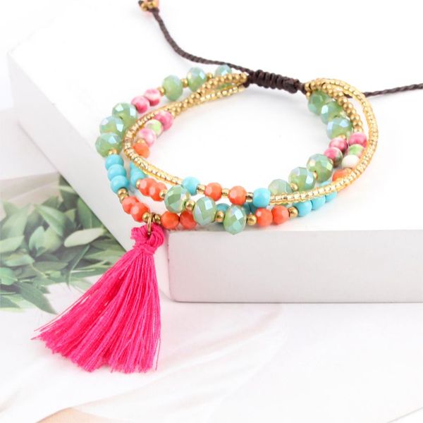 1pc bohemian multilayer beads bracelets vintage tassel for women boho statement wrap bangles jewelry, Black
1pc bohemian multilayer beads bracelets vintage tassel for women boho statement wrap bangles jewelry, Black