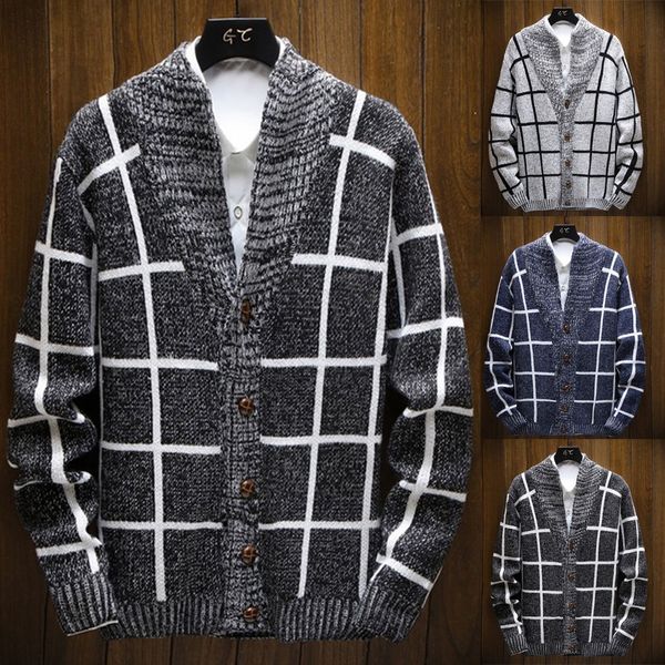 feitong winter sweaters streetwear men's style fashion knitted cardigan sweater coat fashion warm blusa de frio masculino new 94, White;black
feitong winter sweaters streetwear men's style fashion knitted cardigan sweater coat fashion warm blusa de frio masculino new 94, White;black