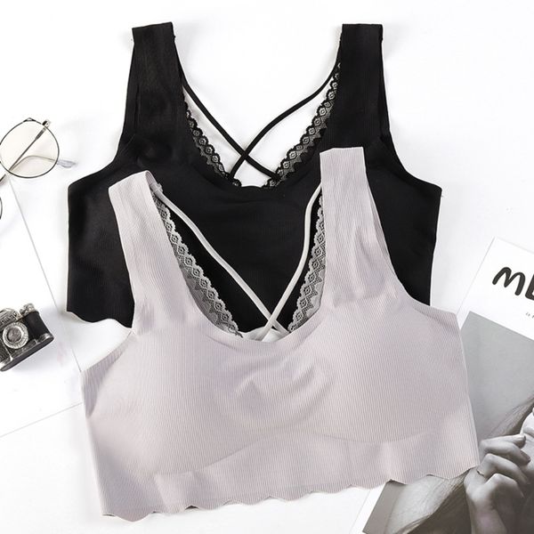 summer soft tank seamless beauty back underwear fashion cross v-neck padded women bra 1, Black;white
summer soft tank seamless beauty back underwear fashion cross v-neck padded women bra 1, Black;white