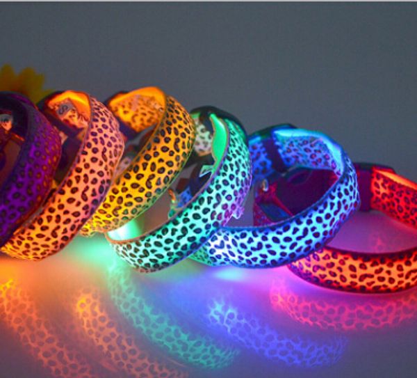 led luminous dog collar pet leopard-print necklace creative nylon spotted fluorescent dog necklace puppy teddy collars
led luminous dog collar pet leopard-print necklace creative nylon spotted fluorescent dog necklace puppy teddy collars
