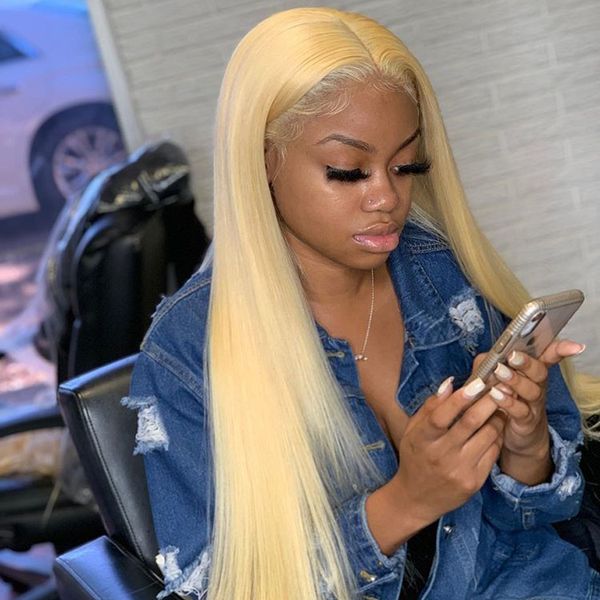 613 blonde lace front human hair wigs frontal wig straight brazilian natural remy hd full preplucked for black women, Black;brown
613 blonde lace front human hair wigs frontal wig straight brazilian natural remy hd full preplucked for black women, Black;brown