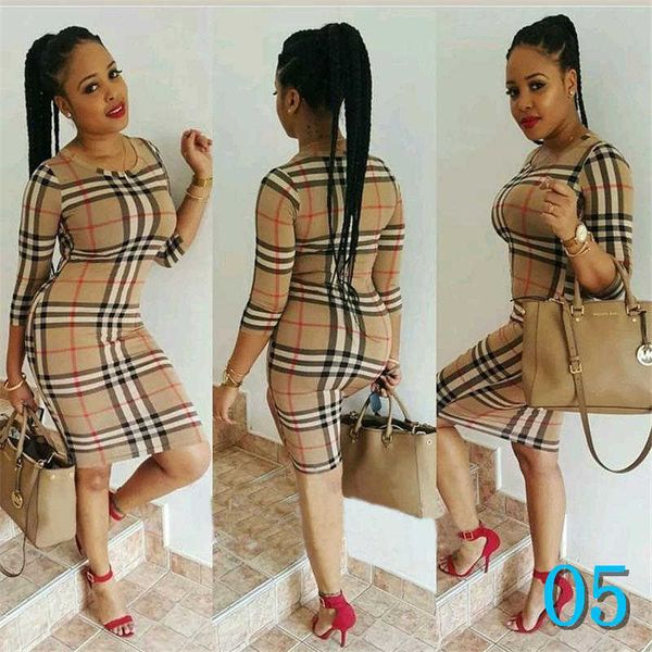 womens dresses summer clothing lady long sleeve dress o neck three quarter sleeve plaid party work business skirts size s-xl wholesaleo5, Black;gray
womens dresses summer clothing lady long sleeve dress o neck three quarter sleeve plaid party work business skirts size s-xl wholesaleo5, Black;gray