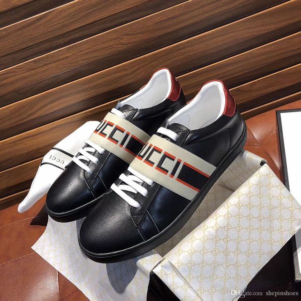new luxury men's shoes black white webbing shoes leather sports shoess men's casual tennis shoes size 3
new luxury men's shoes black white webbing shoes leather sports shoess men's casual tennis shoes size 3