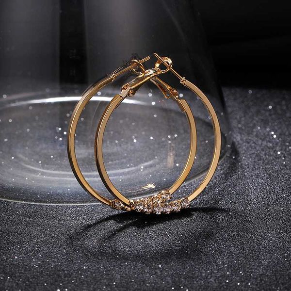 female wild atmospheric rhinestone hypoallergenic super fairy earrings circle circle face thin earrings temperament per, Golden
female wild atmospheric rhinestone hypoallergenic super fairy earrings circle circle face thin earrings temperament per, Golden