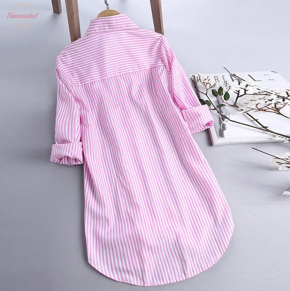 plus size women striped loose blouse long sleeve turn down collar button shirts chic oversized casual office long y3, White
plus size women striped loose blouse long sleeve turn down collar button shirts chic oversized casual office long y3, White