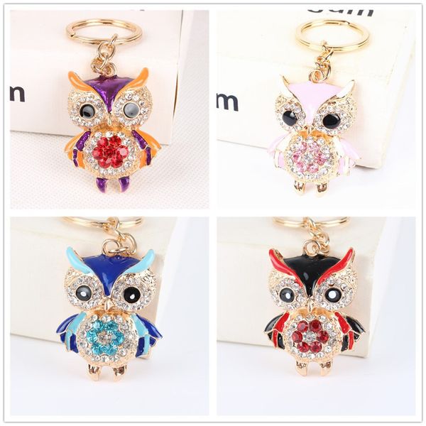 lovely animal owl shaped metal keychain shiny rhinestone crystal key rings for wedding gifts party favor
lovely animal owl shaped metal keychain shiny rhinestone crystal key rings for wedding gifts party favor