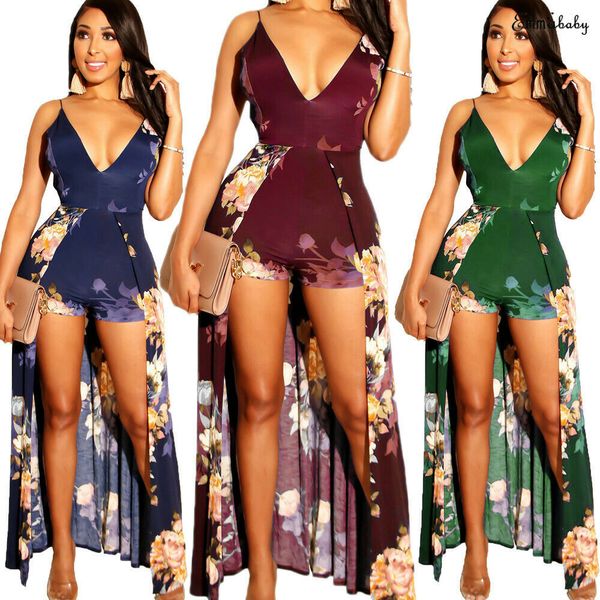 2019 new style sleeveless print beach dress set floral print long women strappy beachwear v neck split, White
2019 new style sleeveless print beach dress set floral print long women strappy beachwear v neck split, White