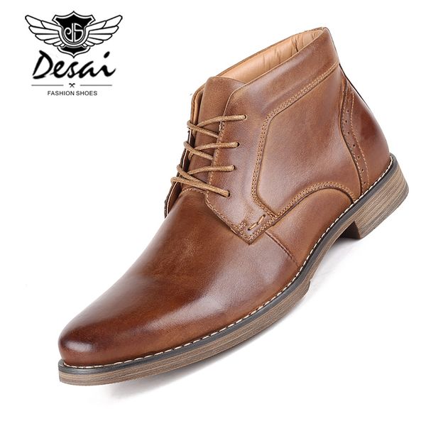 desai men's high boots winter plus velvet shoes large size shoes men genuine leather boots manufacturers direct, Black
desai men's high boots winter plus velvet shoes large size shoes men genuine leather boots manufacturers direct, Black