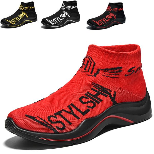 2019 summer new men's mesh sneakers flying woven running socks shoes students casual breathable sneakers
2019 summer new men's mesh sneakers flying woven running socks shoes students casual breathable sneakers