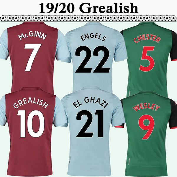 19 20 aston villa grealish mens soccer jerseys engels wesley chester el ghazi home away football shirts kodjia mcginn douglas luiz uniforms, Black;yellow
19 20 aston villa grealish mens soccer jerseys engels wesley chester el ghazi home away football shirts kodjia mcginn douglas luiz uniforms, Black;yellow