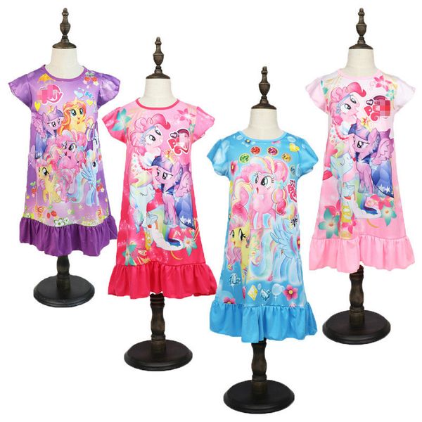 2019 Children Girl Short Sleeve Dress Home Furnishing Chemical Fiber Clothes Cartoon animal
2019 Children Girl Short Sleeve Dress Home Furnishing Chemical Fiber Clothes Cartoon animal
