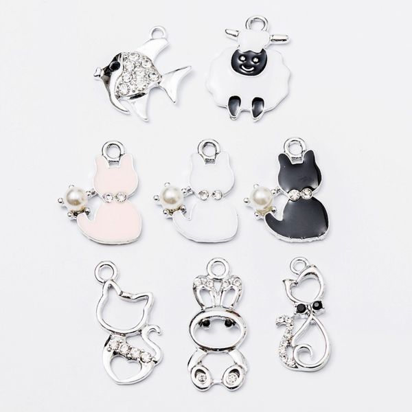 bulk 100pcs/lot enamel rhinestone animals charms pendant silver tone good for diy craft, jewelry making, Bronze;silver
bulk 100pcs/lot enamel rhinestone animals charms pendant silver tone good for diy craft, jewelry making, Bronze;silver