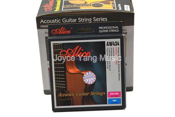 12 sets alice aw434-l acoustic guitar strings coated steel hexagonal core coated 80/20 bronze wound proprietary anti-rust coat
12 sets alice aw434-l acoustic guitar strings coated steel hexagonal core coated 80/20 bronze wound proprietary anti-rust coat