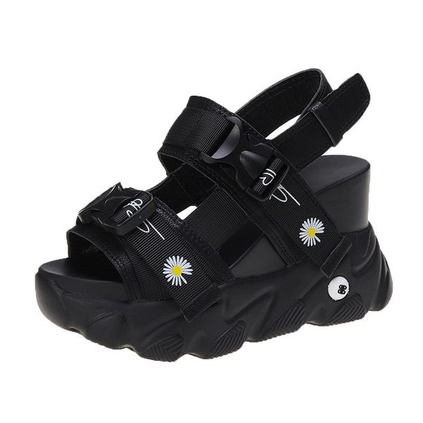 summer women sandals daisy buckle design black white platform sandals fashion comfortable woman 10cm thick bottom beach shoes
summer women sandals daisy buckle design black white platform sandals fashion comfortable woman 10cm thick bottom beach shoes