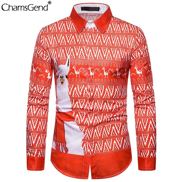 chamsgend christmas shirt men casual christmas animal printed blouse red party dress shirt slim male shirts chemise homme #, White;black
chamsgend christmas shirt men casual christmas animal printed blouse red party dress shirt slim male shirts chemise homme #, White;black