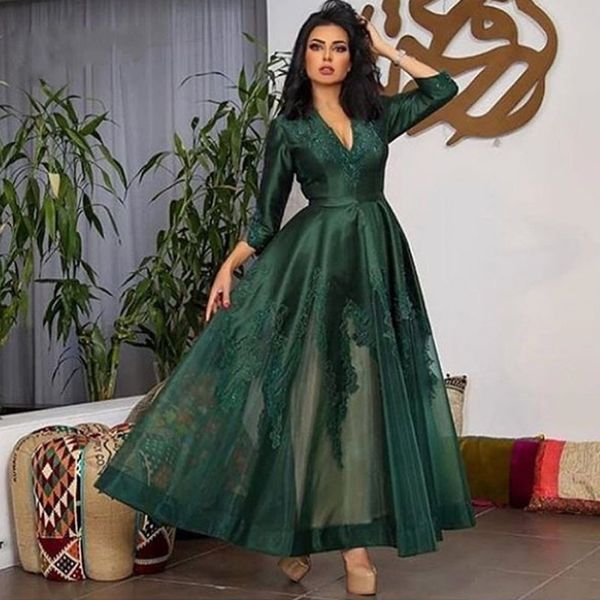 2020 long plus size arabic african short prom dresses muslim evening gowns formal party dress, Black
2020 long plus size arabic african short prom dresses muslim evening gowns formal party dress, Black
