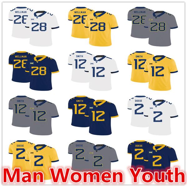 customize ncaa west virginia mountaineers wvu football jerseys elijah wellman 28 geno smith 12 jarret doege 2 jersey any name number s-5xl, Black
customize ncaa west virginia mountaineers wvu football jerseys elijah wellman 28 geno smith 12 jarret doege 2 jersey any name number s-5xl, Black