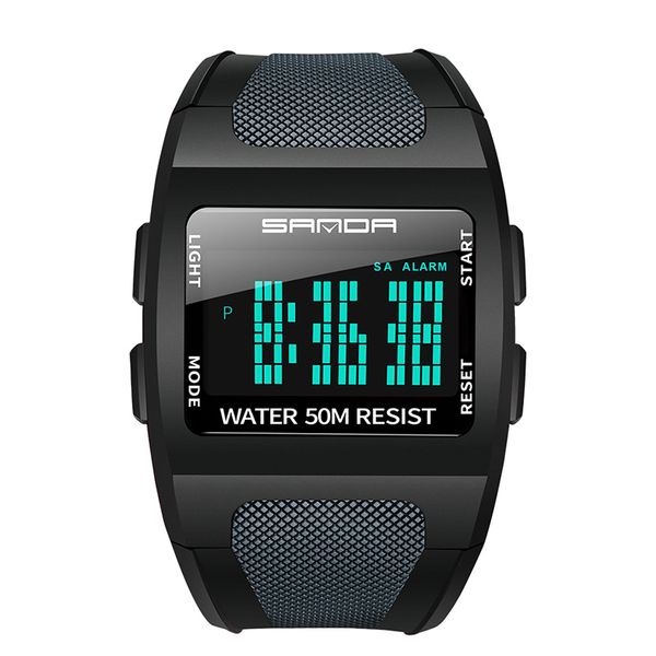 men's digital display sports watch fashion simple male 5bar waterproof led electronic wristwatch reloj hombre boy gift clock, Slivery;brown
men's digital display sports watch fashion simple male 5bar waterproof led electronic wristwatch reloj hombre boy gift clock, Slivery;brown