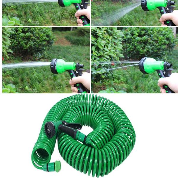 expandable garden hose pipe watering spray gun for car washing garden lawn irrigation watering kit