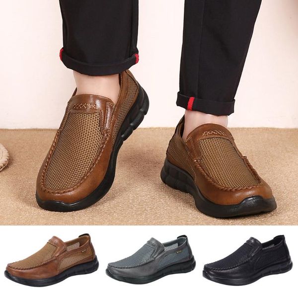 men's mesh footwear loose comfortable dad shoes business thick bottom sole solid color black slip-on casual shoe erkek ayakkabi
men's mesh footwear loose comfortable dad shoes business thick bottom sole solid color black slip-on casual shoe erkek ayakkabi