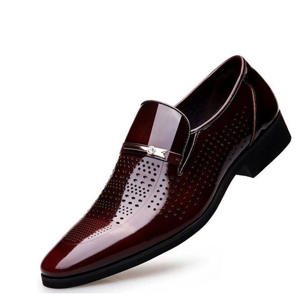 men dress leather shoes slip on fashion male formal oxford shoes flats pointed toe party wedding shoes for men, Black
men dress leather shoes slip on fashion male formal oxford shoes flats pointed toe party wedding shoes for men, Black