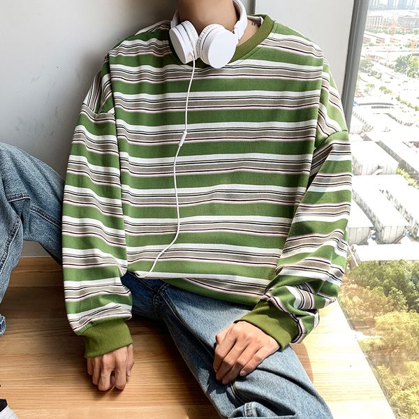 2019 autumn casual stripe printing increase round neck long sleeve loose men hoodie sweatshirt leisure cotton male pullover, Black
2019 autumn casual stripe printing increase round neck long sleeve loose men hoodie sweatshirt leisure cotton male pullover, Black